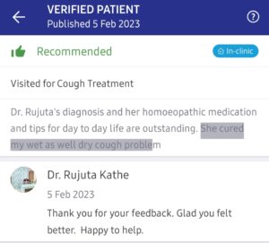 Dr. Rujuta Kathe - patient Testimonials