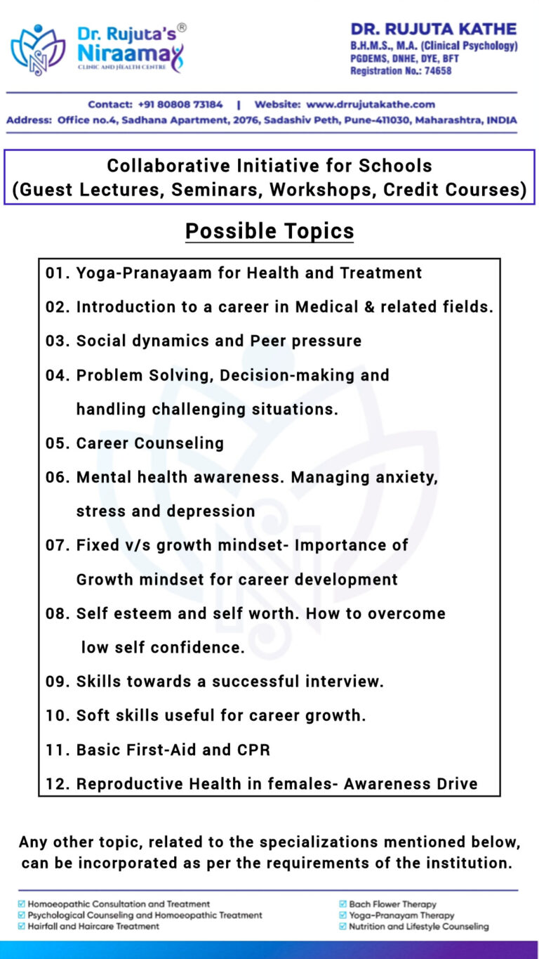 Dr. Rujuta Kathe- Collaborative Initiative with schools, colleges, universities, educational institutions, corporate sector, companies, professional organizations, community organizations, wellness and fitness centres. **Interested in Collaborating?** Whether you're part of a healthcare team, educational institution, corporate setup, or community organization, I’d love to explore how we can work together to create meaningful, health-focused initiatives. Reach out to discuss training programs, workshops, sessions, or tailored wellness solutions.