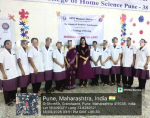 Dr. Rujuta Kathe [ BHMS, MA (Clinical Psychology), PGDEMS, DNHE, DYE, BFT ]- Healthcare/Medical Camps. Dr. Rujuta Kathe at Medical Health Check-up camp held in SNDT Women's University, Pune
