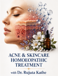 Acne, Pimples, Acne scars & Skincare Homoeopathic Treatment with Dr. Rujuta Kathe-Dr. Rujuta Kathe is an experienced Homoeopathic Physician with a Master's Degree in Clinical Psychology, and has an established medical Practice in Pune. She provides in-clinic as well as online consultations.